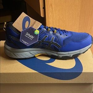 Asics Blue Running Shoes with Ortholite size 10 extra wide